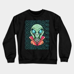 conspiracy theory Crewneck Sweatshirt